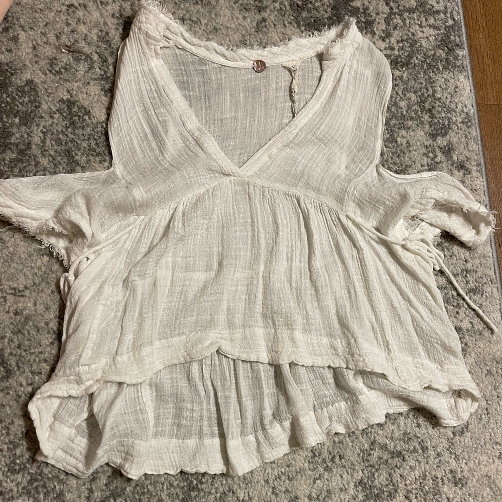 Free people white top